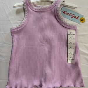 Cat & Jack Light Purple Ribbed Tank Top